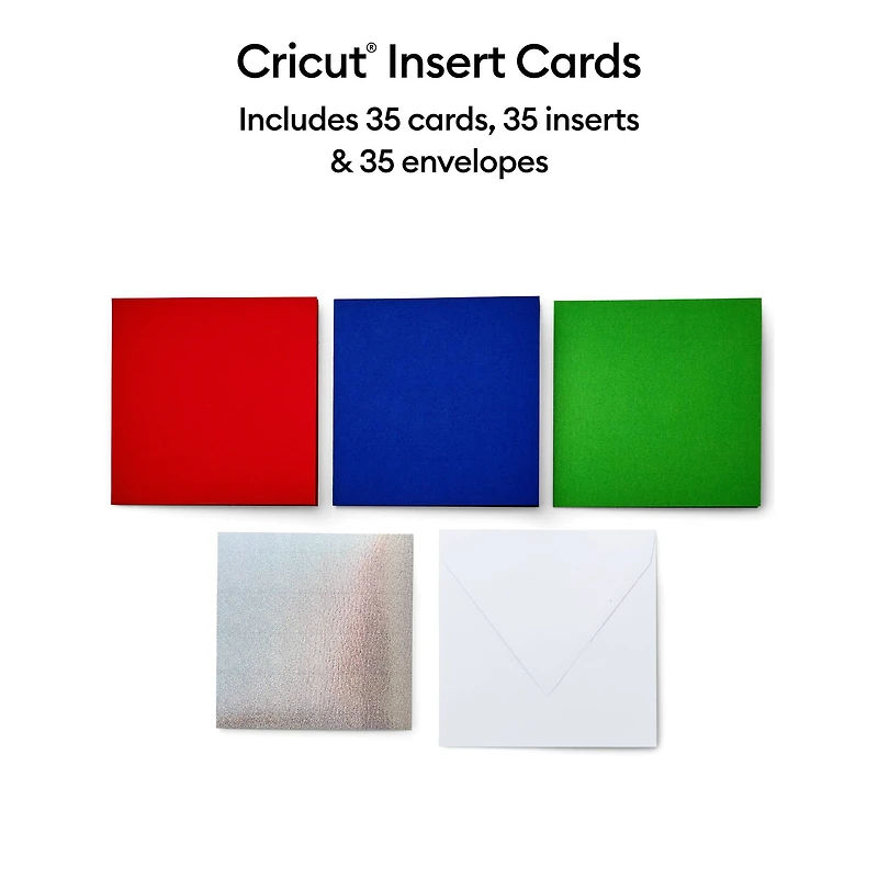 Cricut® S40 Insert Cards, Rainbow Scales Sampler