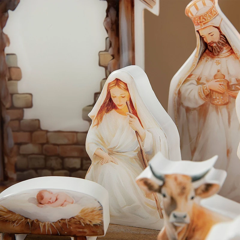 Glitzhome® Christmas Nativity Figurine Set