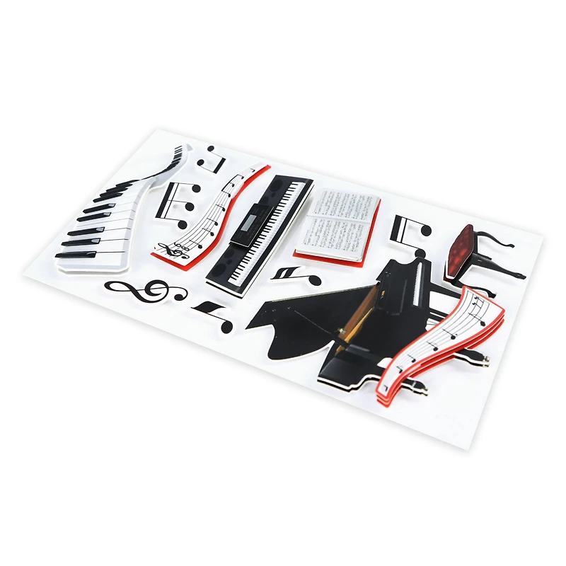 Piano Recital Dimensional Stickers by Recollections™