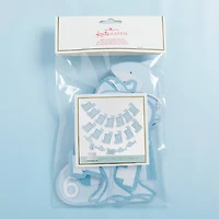 Kate Aspen® Shark Party 1st Birthday Milestone Photo Banner & Cake Topper Set