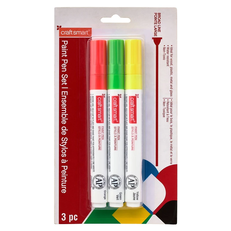12 Packs: 3 ct. (36 total) Halloween Broad Line Paint Pen by Craft Smart®