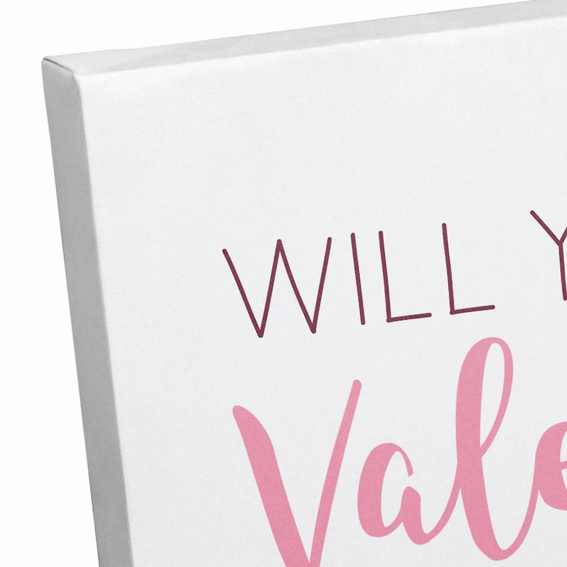 Be My Valentine Choice 11" x 14" Canvas Wall Art