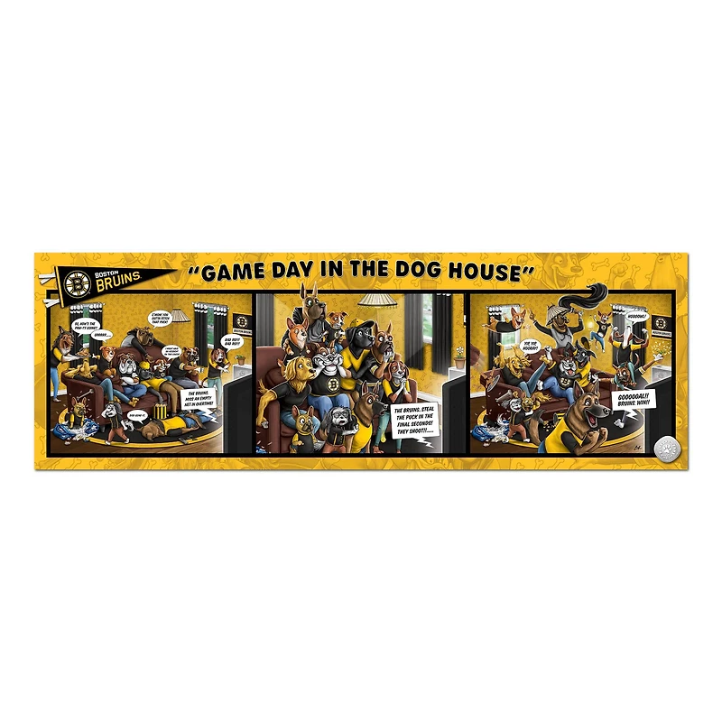 NHL Game Day in the Dog House 1,000 Piece Puzzle