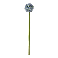 Blue Ball Flower Stem, 3ct.