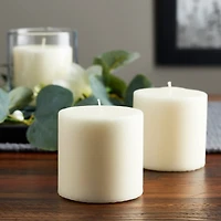 Ashland® Basic Elements™ Ivory Pillar Candle, 3 Pack