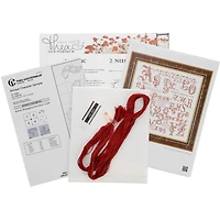 Thea Gouverneur Antique Character Sampler Cross Stitch Kit