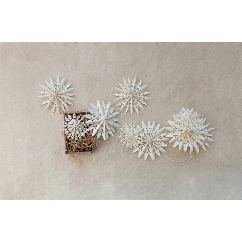 Hello Honey® 6ft. Snowflake Paper Garland