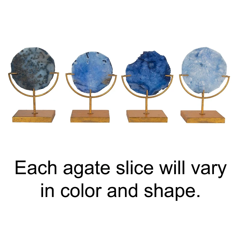 Hello Honey® Blue Agate Decor on Stand