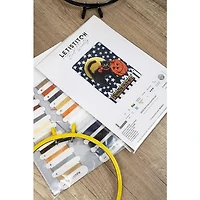 Letistitch Counted Cross Stitch Kit Don'T Be A Scaredy Cat!