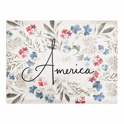 Floral America Poly Twill Placemat