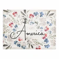 Floral America Poly Twill Placemat