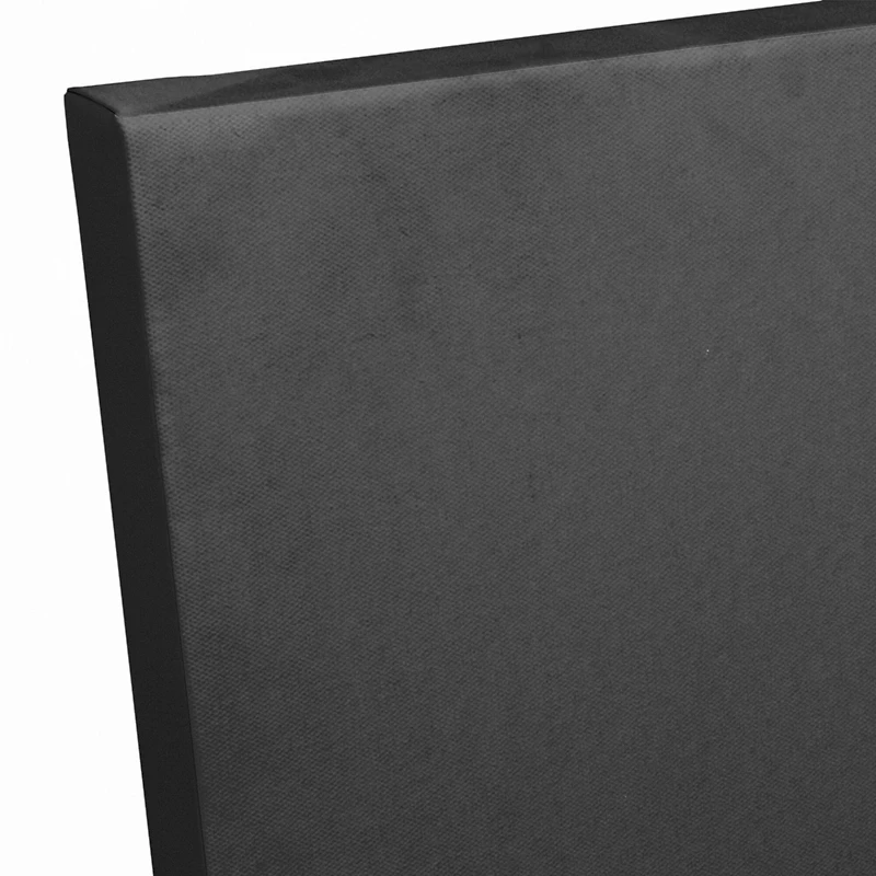 Cream Eucalyptus On Charcoal Canvas Wall Art