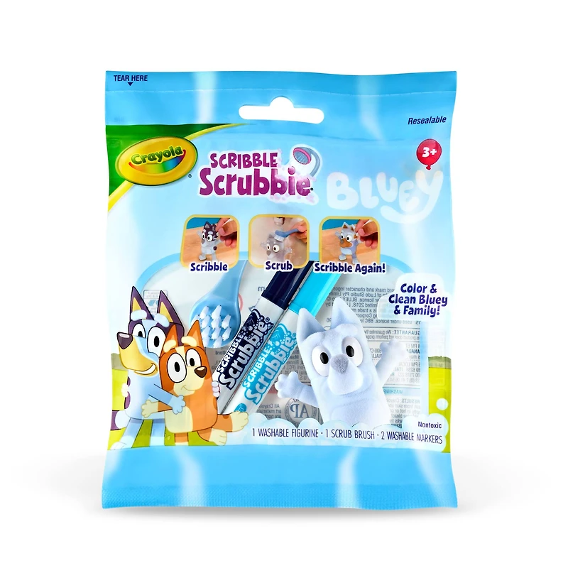 Assorted Crayola® Bluey Scribble Scrubbie®, 1pc.