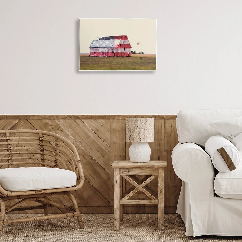 Stupell Industries Americana Farmhouse Barn Wall Plaque Art