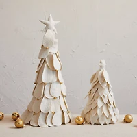 Hello Honey® 18" Handmade Wool Felt Christmas Tree with Star & Gold Jingle Bells