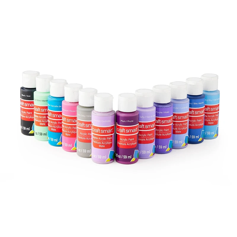 6 Pack: 36 ct. (216 total) Acrylic Paint Value Set by Craft Smart®