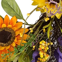 DII® 22" Sunflower Wreath