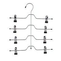 Organize It All Chrome 4 Tier Skirt & Slack Hanger