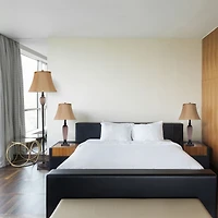 Lalia Home Hammered Bronze Table and Floor Lamp Set