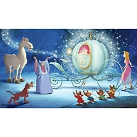 RoomMates Cinderella Carriage XL Chair Rail Prepasted Mural