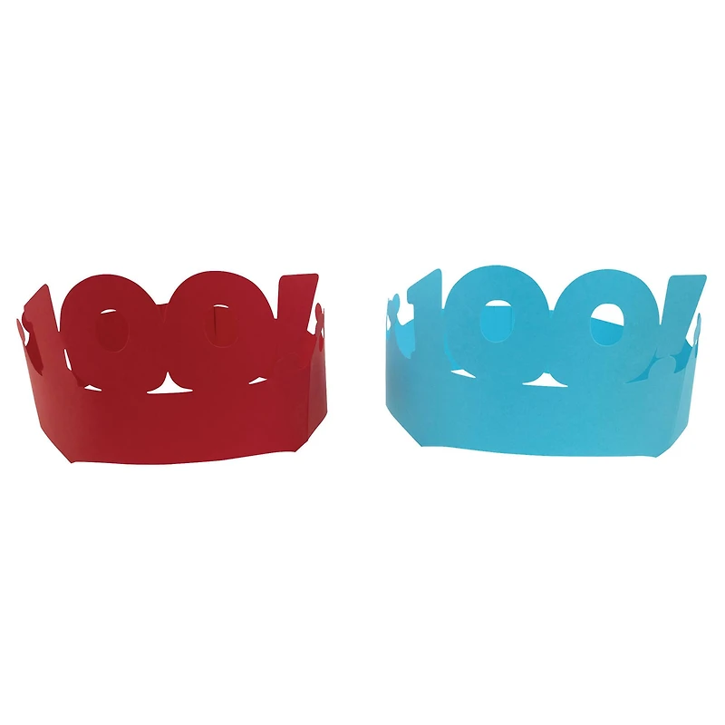 Creativity Street® 100 Days of School Paper Crowns, 2 Packs of 25