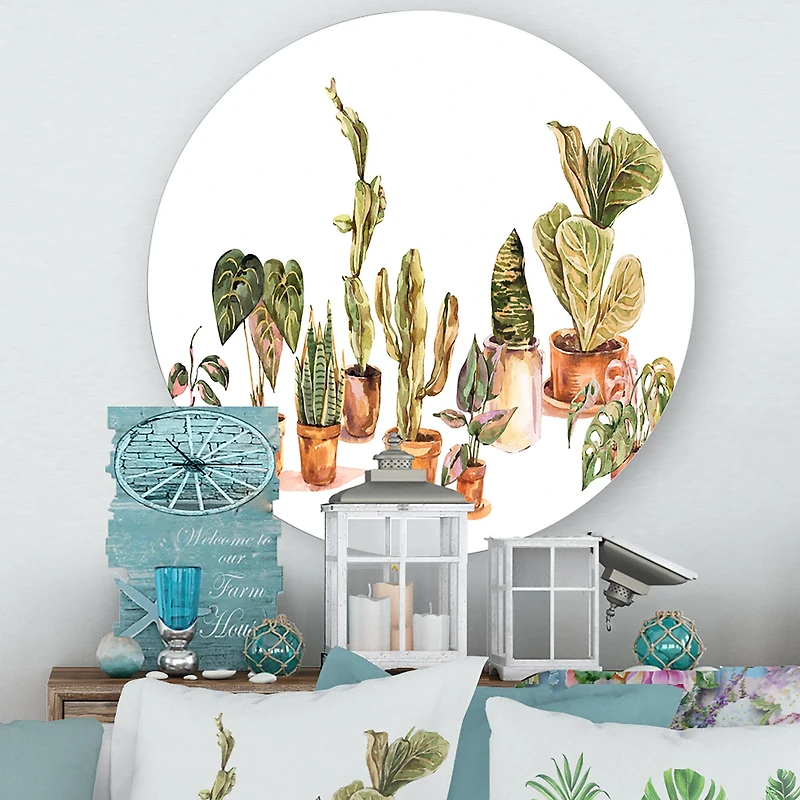 Designart - Indoor House Plants Urban Jungle I