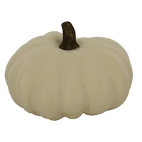 9" Cream Decorative Pumpkin by Ashland®