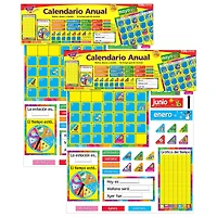 TREND Enterprises® Calendario Annual (Spanish) Bulletin Board Set, 2 Sets