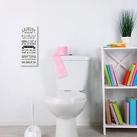 Stupell Industries Laundry Wisdom Sign Daily Life Cleaning Puns Wood Wall Plaque