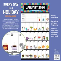 2026 Every Day's A Holiday Wall Calendar