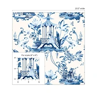 Harrison Howard East of the Moon Delft Peel & Stick Wallpaper
