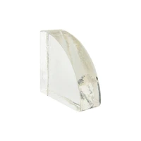 Hello Honey® 5.5" Geometric Glass Block Bookend