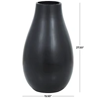 27.5" Ceramic Minimalistic Floor Vase