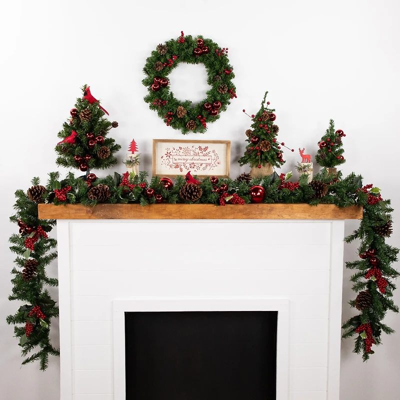 9ft. Artificial Christmas Canadian Pine Garland