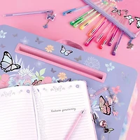 Make It Real™ 3C4G Purple Pastel Butterfly Lap Desk