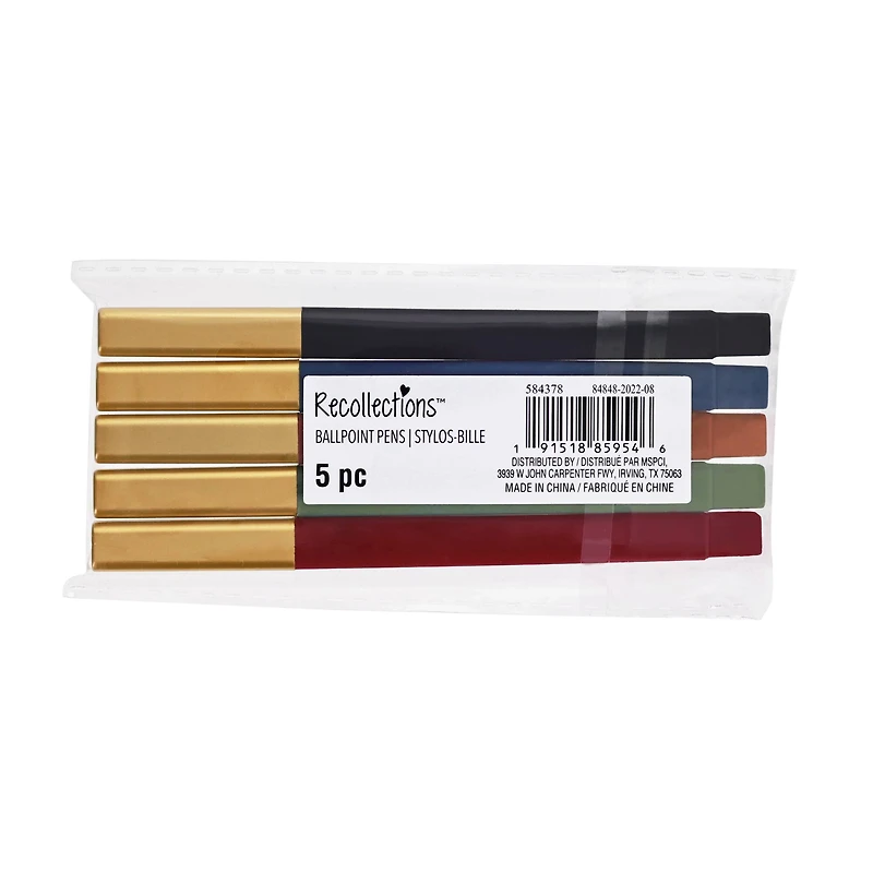Square Ballpoint Pens by Recollections™, 5ct.