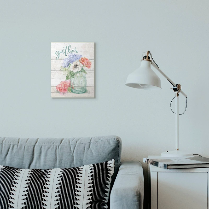 Stupell Industries Gather Love Wooden Wall Plaque