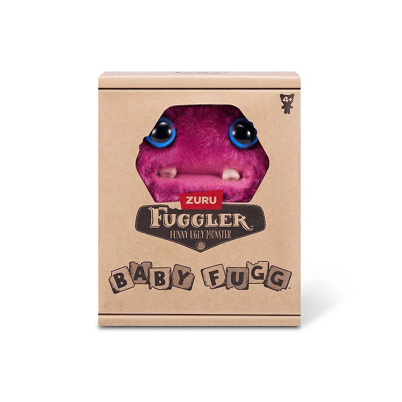 Fuggler™ Baby Fugg™ 3.5" Red Sir Belch Funny Ugly Monster Soft Plush