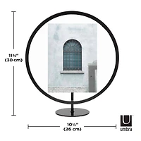 Umbra Black Infinity Round 5" X 7" Picture Frame
