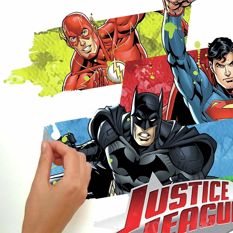 RoomMates Justice League Peel & Stick Giant Wall Decals