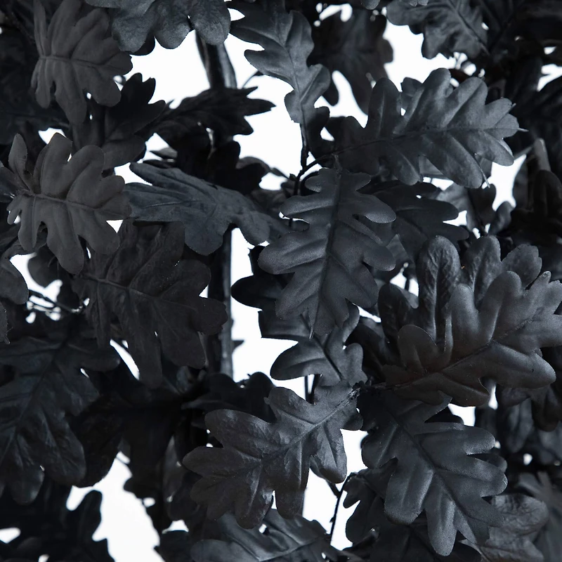 6ft. Artificial Halloween Black Oak Tree