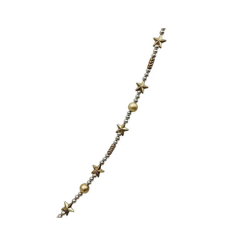 6ft. Gold Stars & Beads Garland by Ashland®