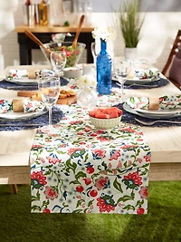 DII® Garden Floral Print Outdoor Table Runner