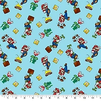 Nintendo® Super Mario™ Toss Cotton Fabric