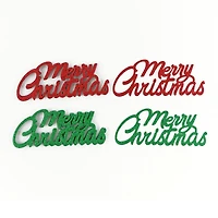 Merry Christmas Glitter Die-Cut Stickers by Recollections™