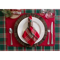 Tango Red Plaid Napkin, 6ct.