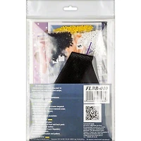 Wonderland Crafts Orange & Yellow Bead Artificial Leather Embroidery Bracelet Kit