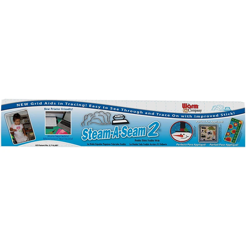 The Warm Company Steam-A-Seam 2 Fusible Web, 24" x 25yd.