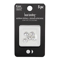 8mm Round Sew-On Austrian Crystals by Bead Landing