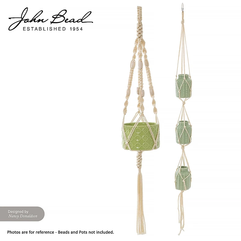 John Bead 4mm Braided Macramé Cord